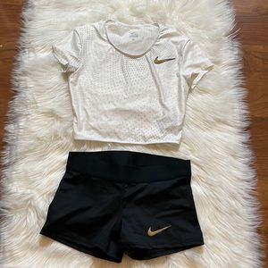 Nike running tight set